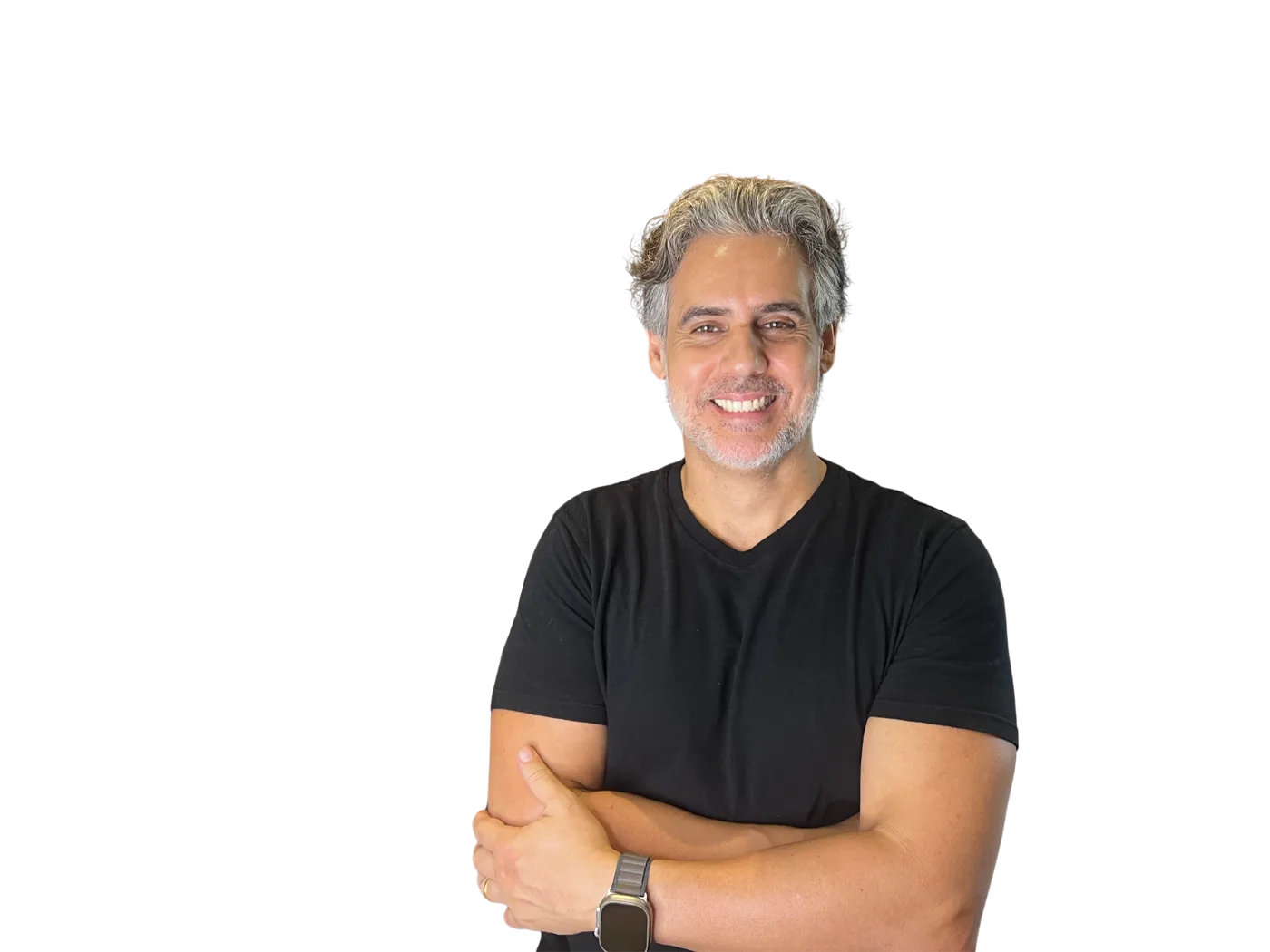Lucio Trindade durante um atendimento